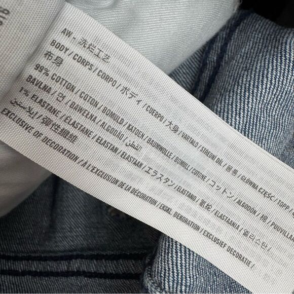 A&F Curve Love The Skinny High Rise Raw Hem Jeans Size 27/4 - Picture 9 of 9